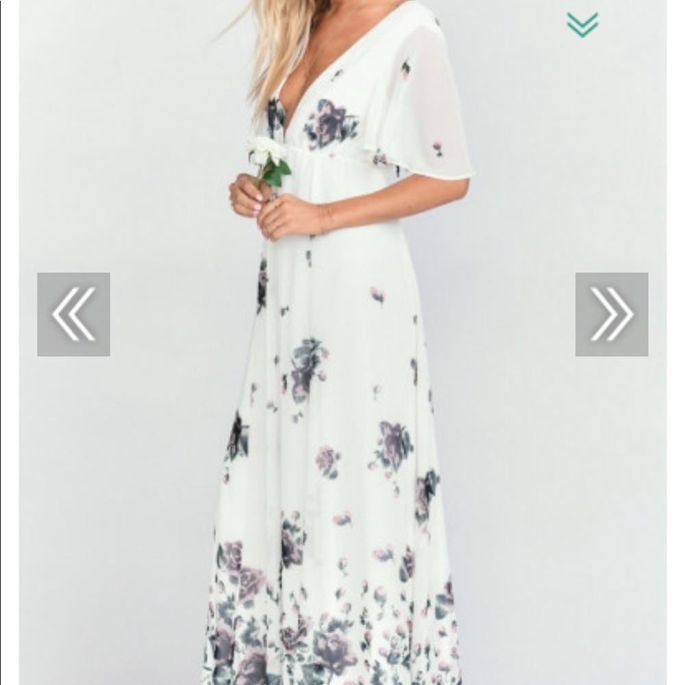 NWT! Faye Flutter Maxi Dress - Floral Falls